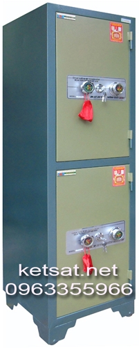 Tủ bảo mật đơn 2 tầng khóa cơ BM-2TKC